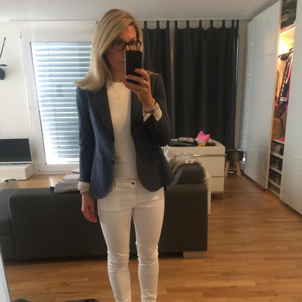 Navy Theory Suit-Pants Size 2- Blazer Size 0